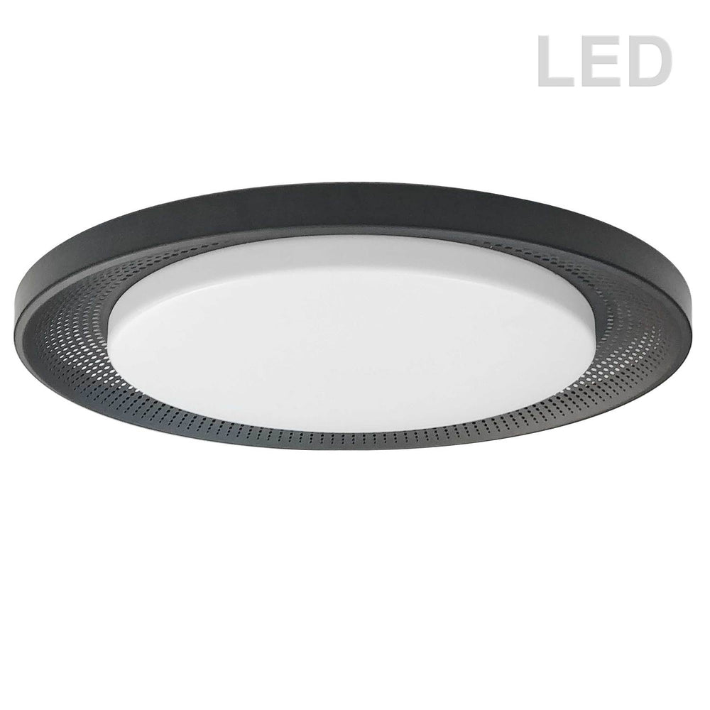 Dainolite Canada - LED Flush Mount - Boullier - Black- Union Lighting Luminaires Decor