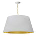 Dainolite Canada - One Light Pendant - Brynn - White- Union Lighting Luminaires Decor