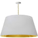Dainolite Canada - One Light Pendant - Brynn - White- Union Lighting Luminaires Decor