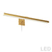 Dainolite Canada - LED Picture Light - Leonardo - Aged Brass- Union Lighting Luminaires Decor