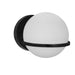 Dainolite Canada - One Light Wall Sconce - Sofia - Black- Union Lighting Luminaires Decor