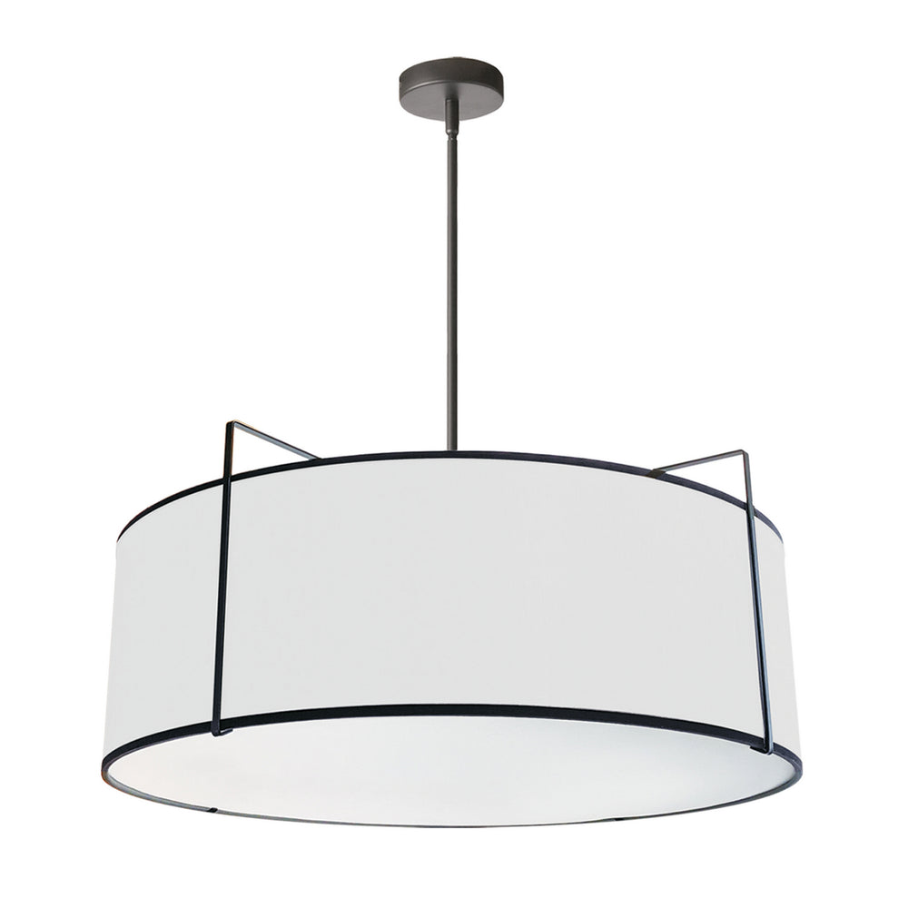 Dainolite Canada - Four Light Pendant - Trapezoid - Black- Union Lighting Luminaires Decor