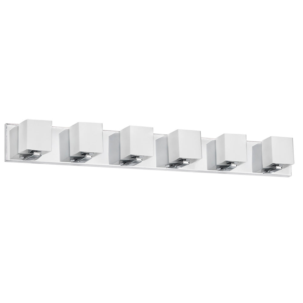 Dainolite Canada - Six Light Vanity - Verona - Polished Chrome- Union Lighting Luminaires Decor