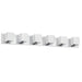 Dainolite Canada - Six Light Vanity - Verona - Polished Chrome- Union Lighting Luminaires Decor