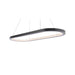 Modern Forms Canada - LED Linear Pendant - Racetrack - Black- Union Lighting Luminaires Decor