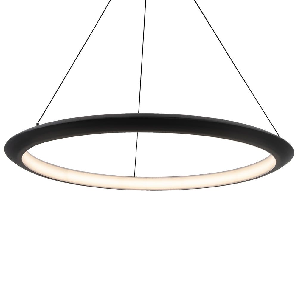 Modern Forms Canada - LED Pendant - The Ring - Black- Union Lighting Luminaires Decor