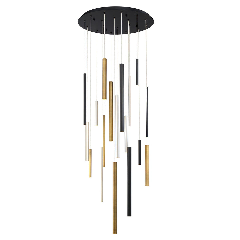 Eurofase Canada - LED Chandelier - Santana - Black- Union Lighting Luminaires Decor