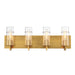 Eurofase Canada - PISTA-VAN-4LT-GD-CL - PISTA - Gold- Union Lighting Luminaires Decor
