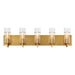 Eurofase Canada - PISTA-VAN-5LT-GD-CL - PISTA - Gold- Union Lighting Luminaires Decor