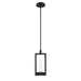 Eurofase Canada - HANSON-PEN-2LT-17IN-BK-CL - HANSON - Black- Union Lighting Luminaires Decor