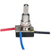 Satco Canada - 3-Way Metal Push Switch - Nickel Plated- Union Lighting Luminaires Decor