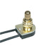 Satco Canada - On-Off Metal Rotary Switch - Brass Plated- Union Lighting Luminaires Decor
