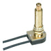 Satco Canada - On-Off Metal Push Switch - Brass Plated- Union Lighting Luminaires Decor