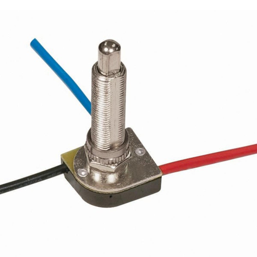 Satco Canada - 3-Way Metal Push Switch - Nickel Plated- Union Lighting Luminaires Decor