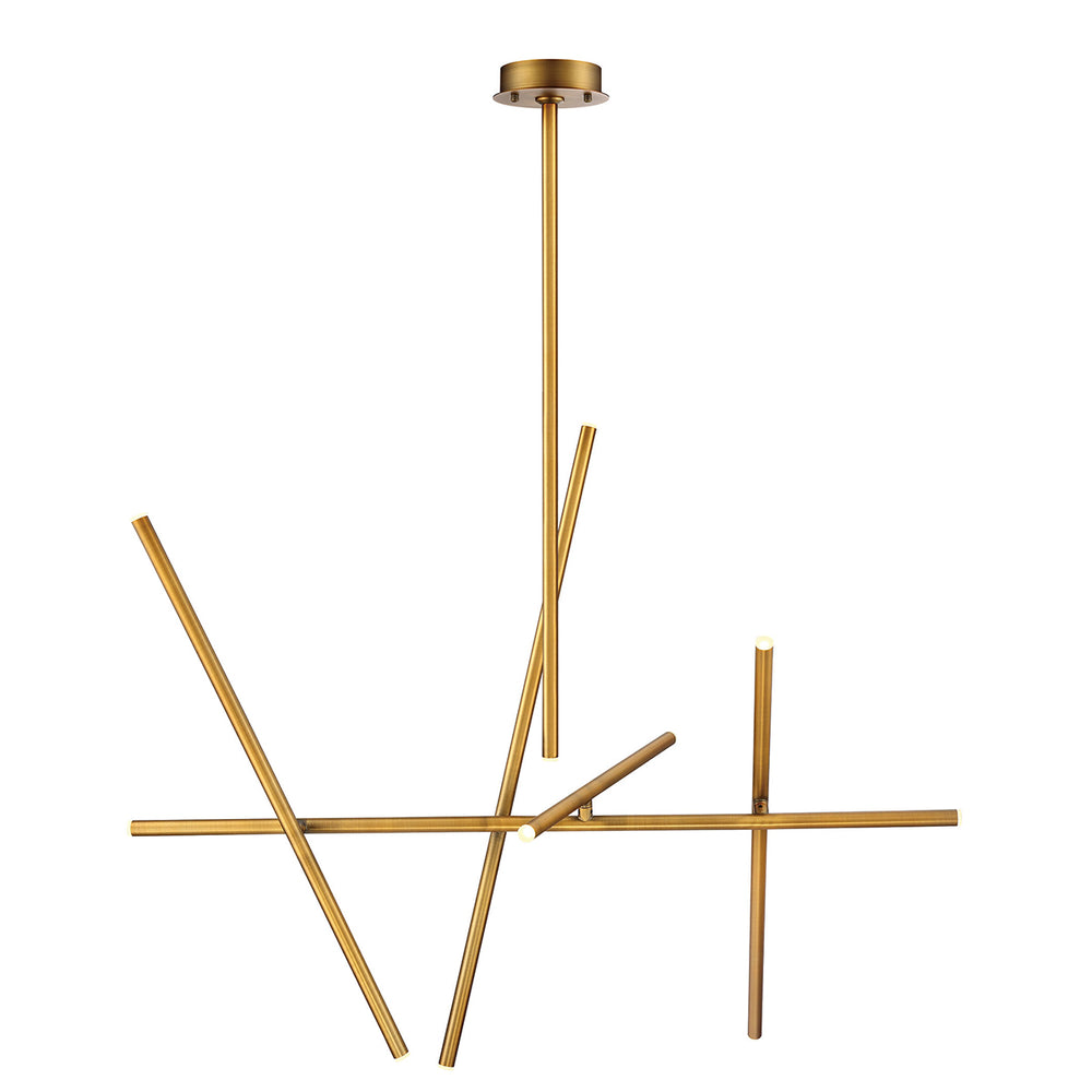 Eurofase Canada - CROSSROADS-CHD-10LT-47IN-BR - CROSSROADS - Brass- Union Lighting Luminaires Decor