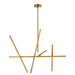 Eurofase Canada - CROSSROADS-CHD-10LT-47IN-BR - CROSSROADS - Brass- Union Lighting Luminaires Decor
