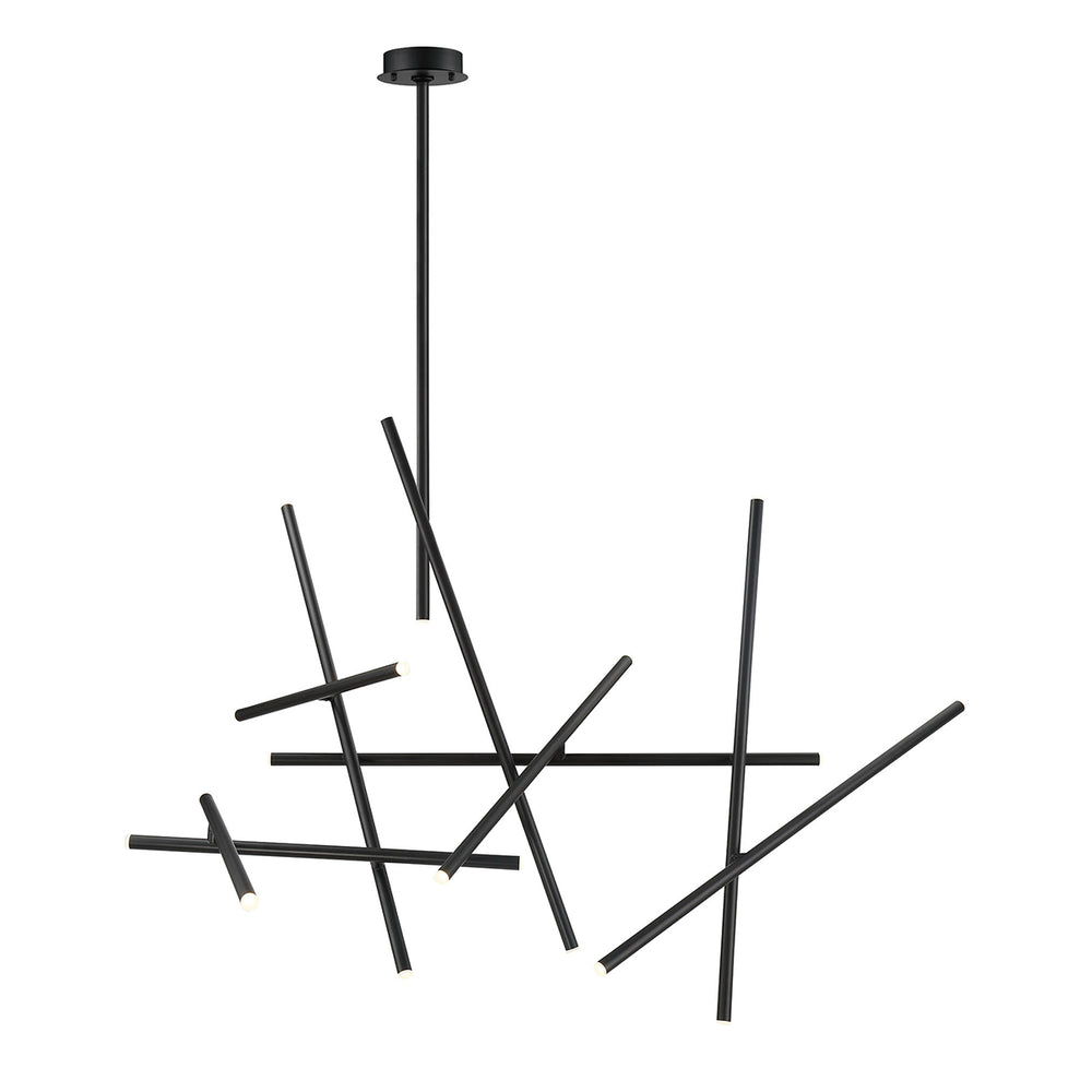 Eurofase Canada - CROSSROADS-CHD-18LT-59IN-BK - CROSSROADS - Black- Union Lighting Luminaires Decor