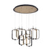 Eurofase Canada - DAGMAR-CHD-9LT-33IN-GBM-CL - DAGMAR - Gold-Black- Union Lighting Luminaires Decor