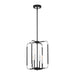 Eurofase Canada - Four Light Chandelier - Percy - Chrome/Black- Union Lighting Luminaires Decor