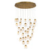 Eurofase Canada - PAGET-CHD-31LT-39IN-GD-CL - PAGET - Gold- Union Lighting Luminaires Decor