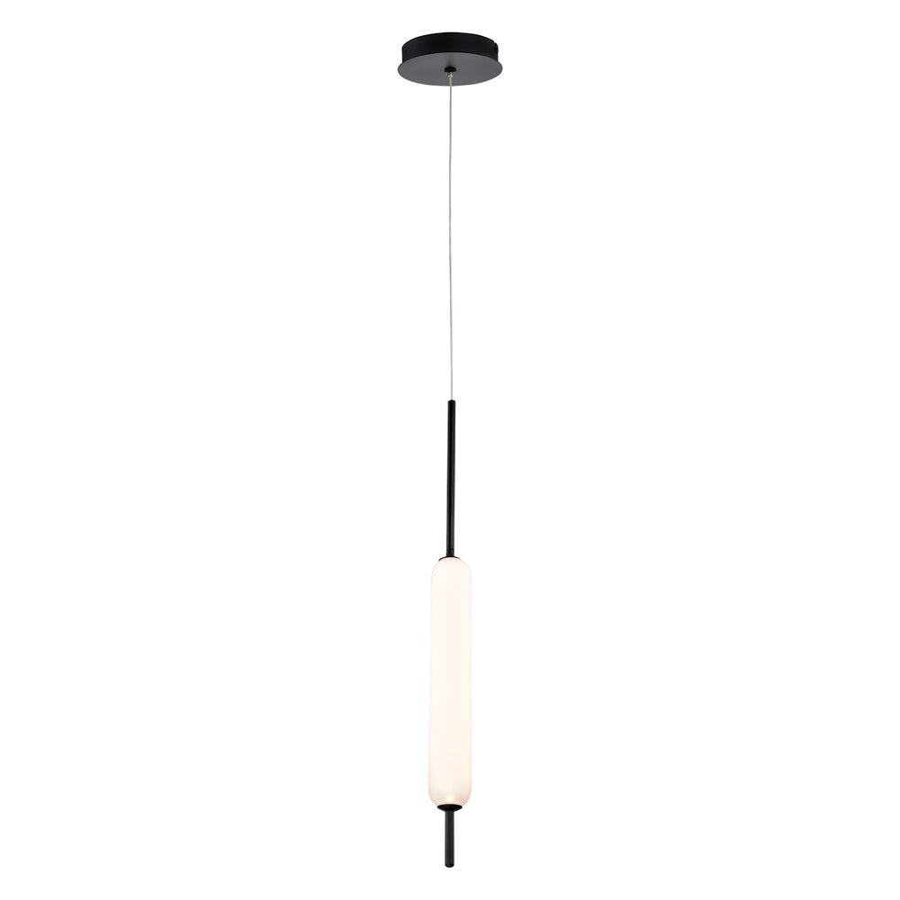 Eurofase Canada - CUMBERLAND-PEN-22IN-BK-WH - CUMBERLAND - Black- Union Lighting Luminaires Decor