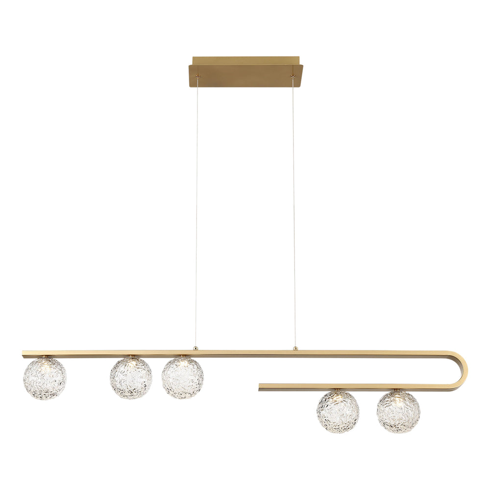 Eurofase Canada - PHILLIMORE-CHD-5LT-45IN-GD-CL - PHILLIMORE - Gold- Union Lighting Luminaires Decor