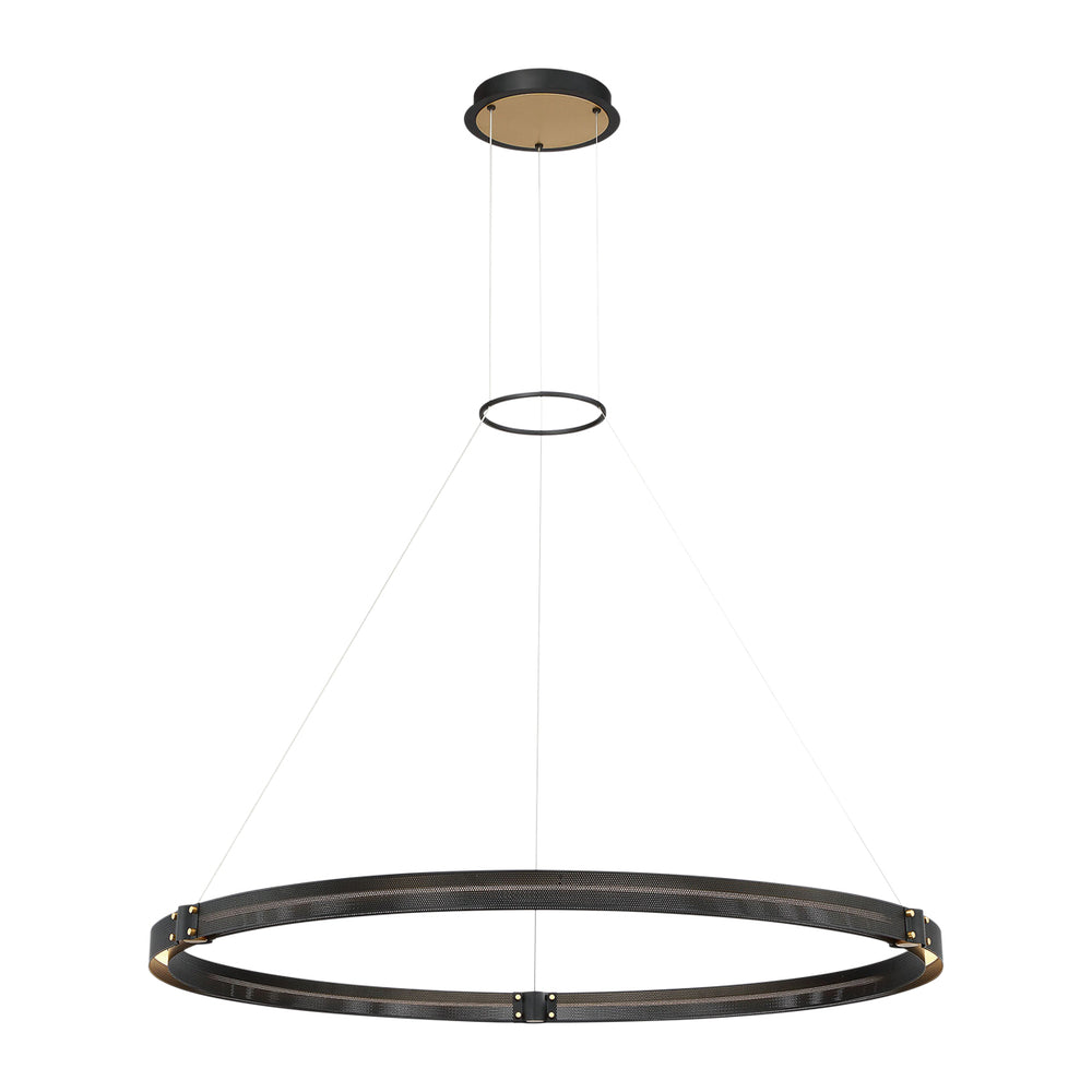 Eurofase Canada - LED Chandelier - Admiral - Matte Black/Gold- Union Lighting Luminaires Decor