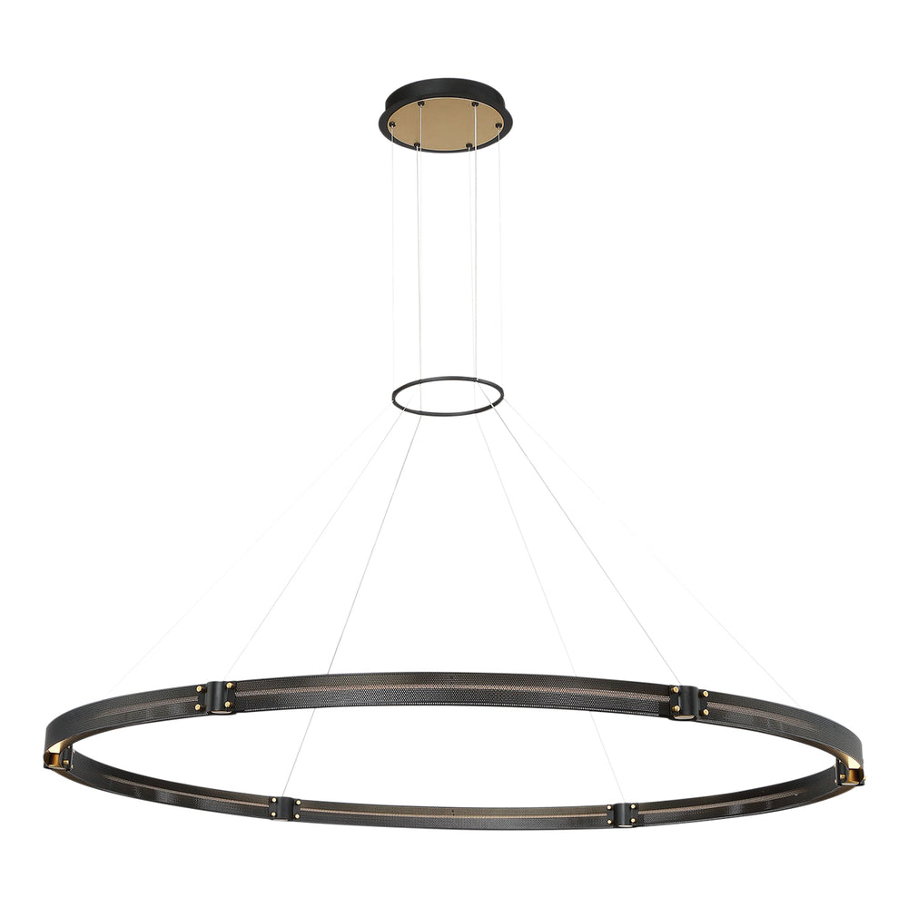 Eurofase Canada - LED Chandelier - Admiral - Matte Black/Gold- Union Lighting Luminaires Decor