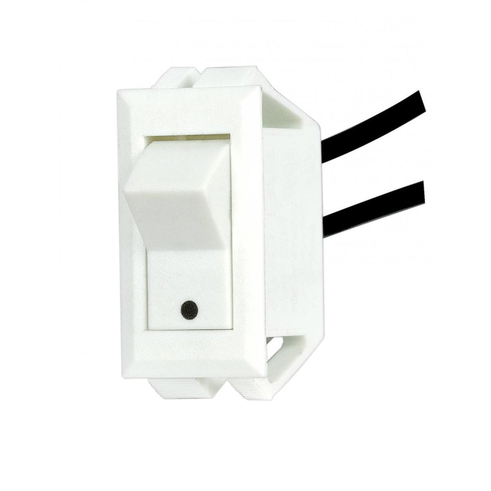 Satco Canada - Phenolic Rocker Switch W/Dot - White- Union Lighting Luminaires Decor