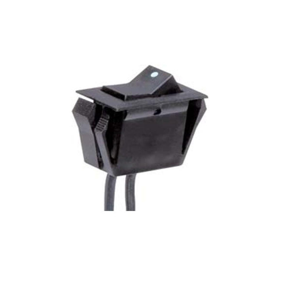 Satco Canada - Phenolic Rocker Switch W/Dot - Black- Union Lighting Luminaires Decor
