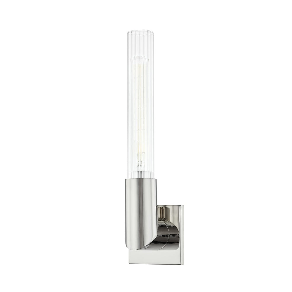 Hudson Valley Canada - One Light Wall Sconce - Asher - Polished Nickel- Union Lighting Luminaires Decor