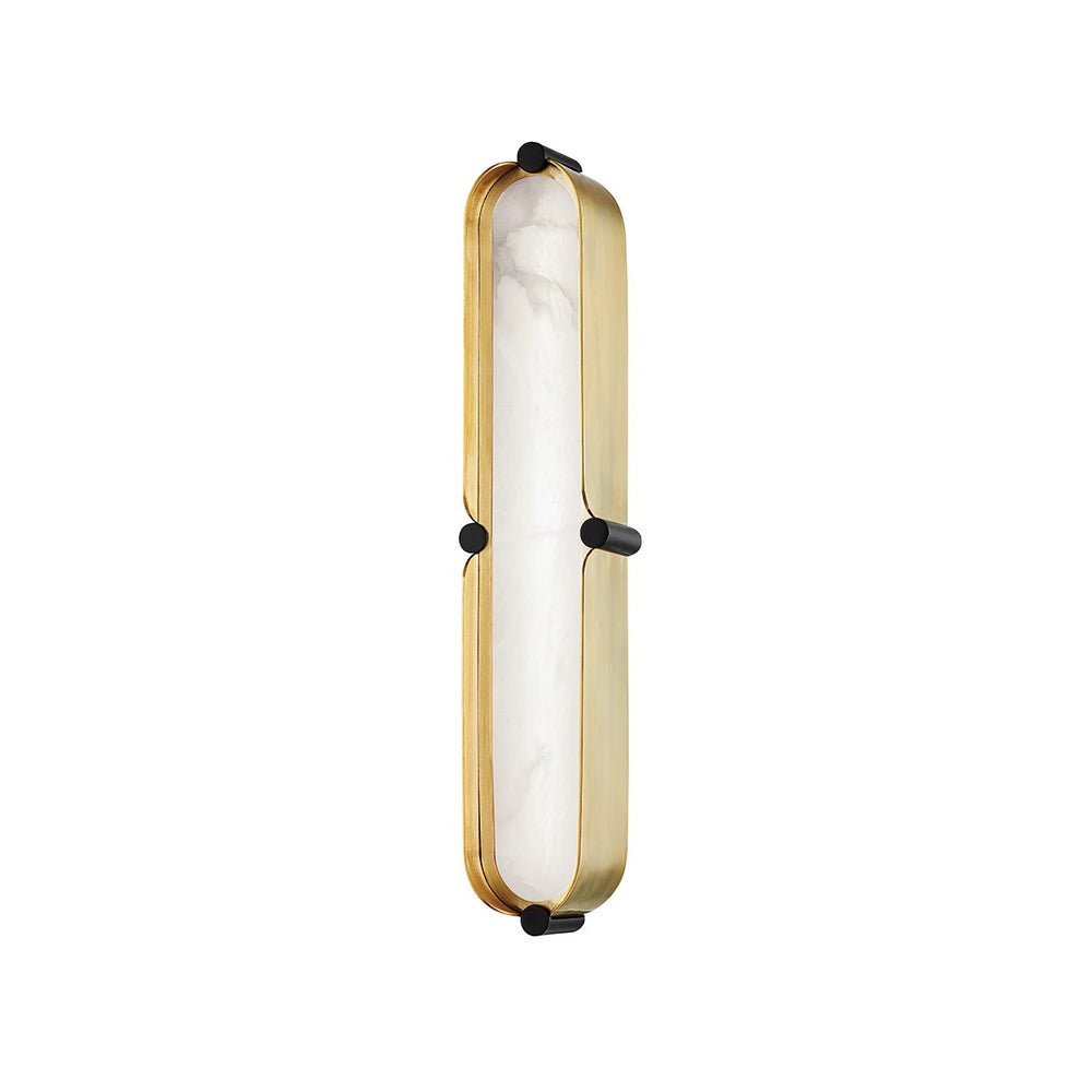 Hudson Valley Canada - LED Bath Bracket - Tribeca - Aged Brass/Black- Union Lighting Luminaires Decor