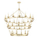 Hudson Valley - 36 Light Chandelier - Allendale - Aged Brass- Union Lighting Luminaires Decor