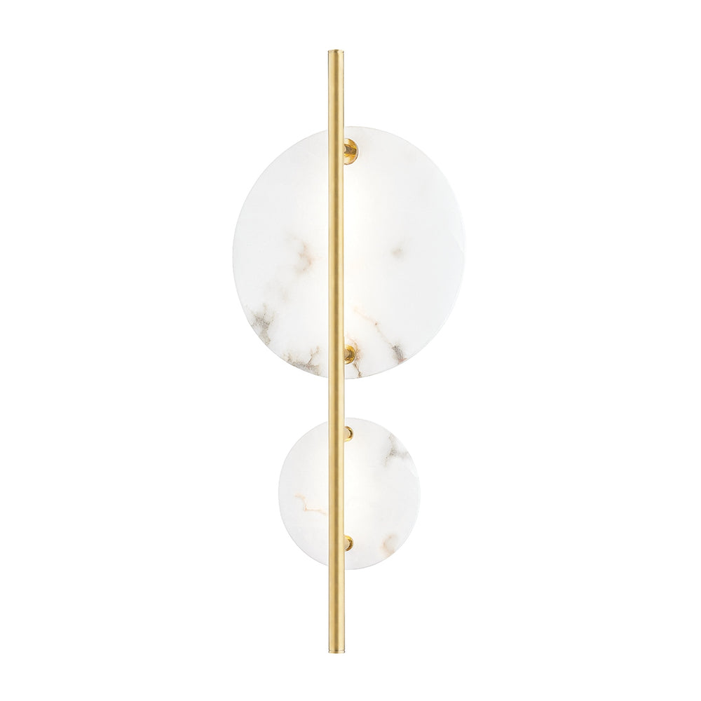Hudson Valley Canada - LED Wall Sconce - Croft - Aged Brass- Union Lighting Luminaires Decor