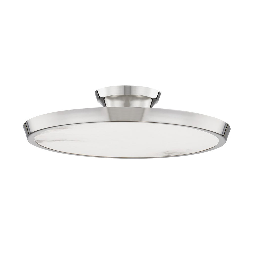 Hudson Valley Canada - LED Flush Mount - Draper - Polished Nickel- Union Lighting Luminaires Decor
