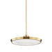 Hudson Valley Canada - LED Pendant - Draper - Aged Brass- Union Lighting Luminaires Decor