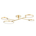 Hudson Valley Canada - LED Semi Flush Mount - Saturn - Aged Brass- Union Lighting Luminaires Decor