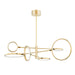 Hudson Valley Canada - LED Chandelier - Saturn - Aged Brass- Union Lighting Luminaires Decor