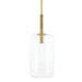 Hudson Valley Canada - One Light Pendant - Lenox Hill - Aged Brass- Union Lighting Luminaires Decor