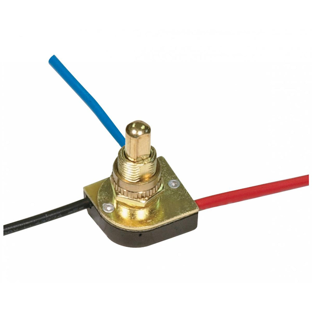 Satco Canada - Push Switch - Brass Plated- Union Lighting Luminaires Decor