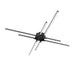 Dals - LED Flush Mount - Stellar Flushmount - BK- Union Lighting Luminaires Decor