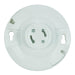 Satco Canada - Keyless Phenolic Gu24 Ceiling Receptacle - White / Phenolic- Union Lighting Luminaires Decor