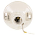 Satco Canada - Terminal Glazed Porcelain On-Off Pull Chain Ceiling Receptacle - Glazed- Union Lighting Luminaires Decor