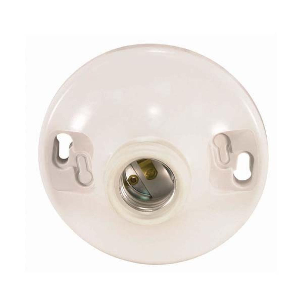 Satco Canada - Keyless Phenolic Ceiling Receptacle - White- Union Lighting Luminaires Decor