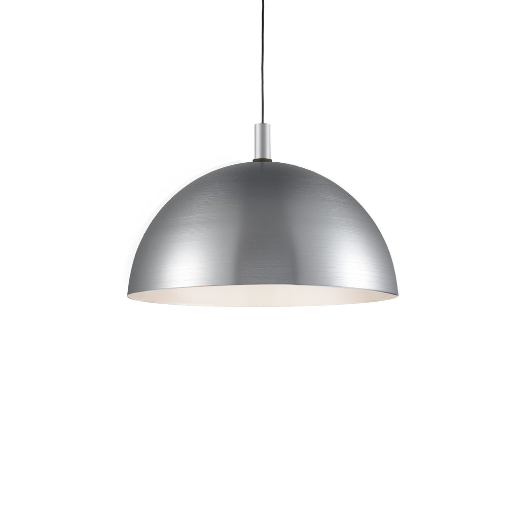 Kuzco Canada - One Light Pendant - Archibald - Brushed Nickel With Black Detail- Union Lighting Luminaires Decor