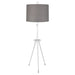 Robert Abbey - One Light Floor Lamp - Jonathan Adler Ventana - White Wood w/Polished Nickel- Union Lighting Luminaires Decor
