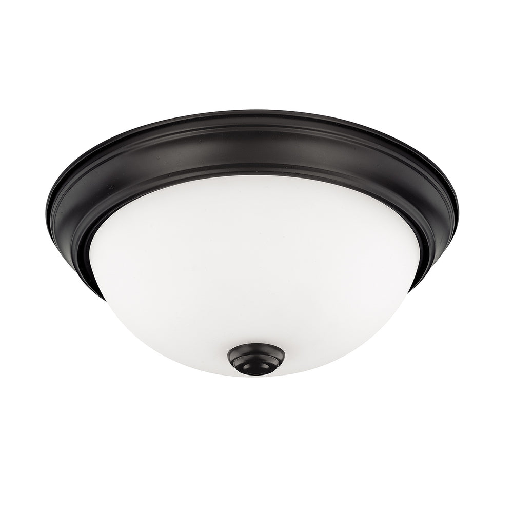 Capital Lighting - Two Light Flush Mount - Bates - Matte Black- Union Lighting Luminaires Decor