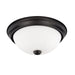 Capital Lighting - Two Light Flush Mount - Bates - Matte Black- Union Lighting Luminaires Decor
