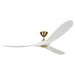 Visual Comfort Fan Canada - 70" Ceiling Fan - Maverick - Burnished Brass- Union Lighting Luminaires Decor