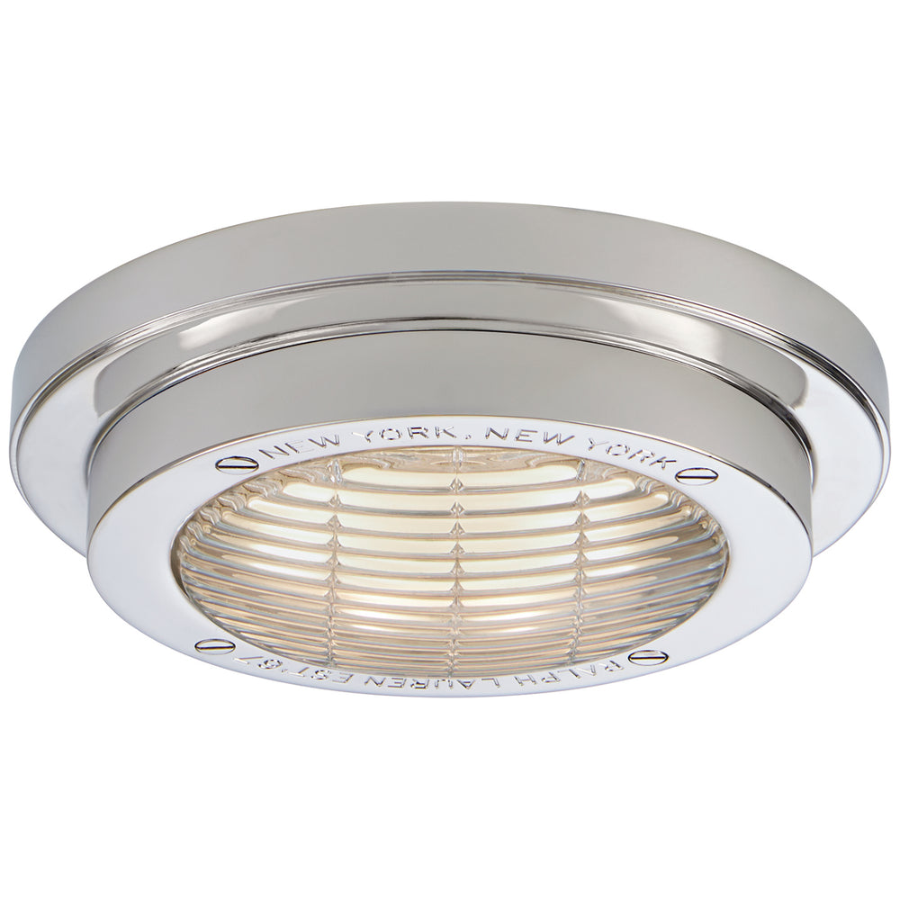 Ralph Lauren Canada - LED Flush Mount - Grant - Polished Nickel- Union Lighting Luminaires Decor